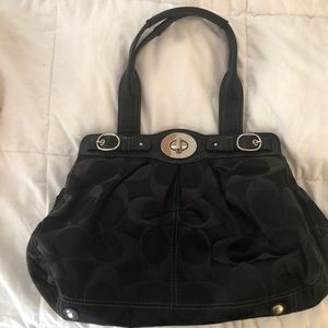 Black Coach handbag